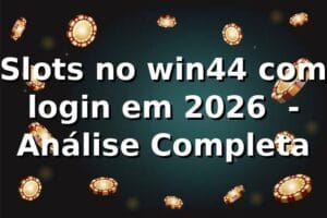 Slots no win44 com login em 2026 🎰 - Análise Completa